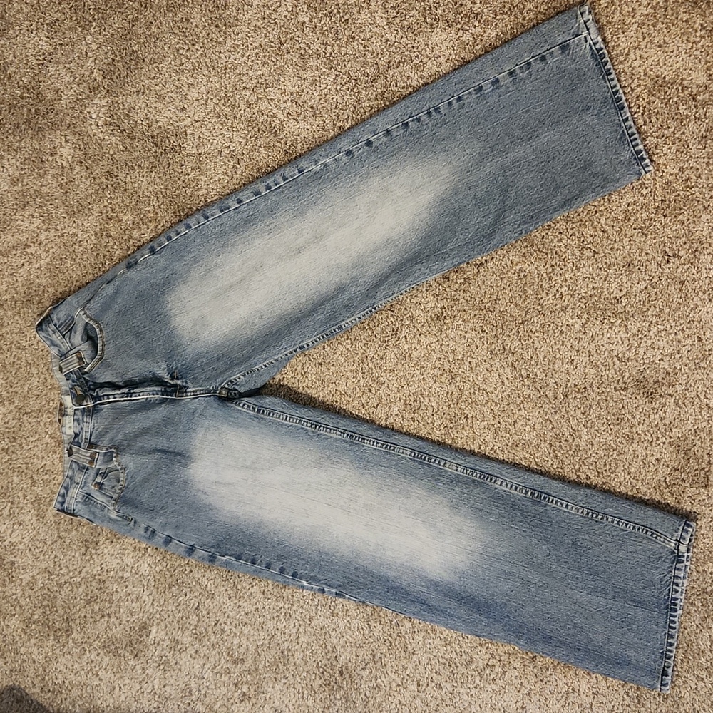DUCK HEAD JEANS CO. UTILITY LOOSE FIT 32X30 BLUE 100% COTTON DENIM JEANS